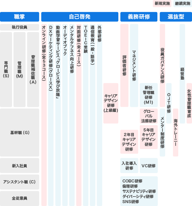 2024年度教育体系概要(詳細)