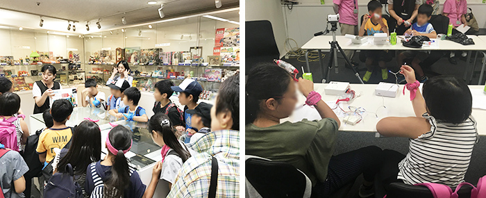 荒川区主催「子ども見学会」の様子
