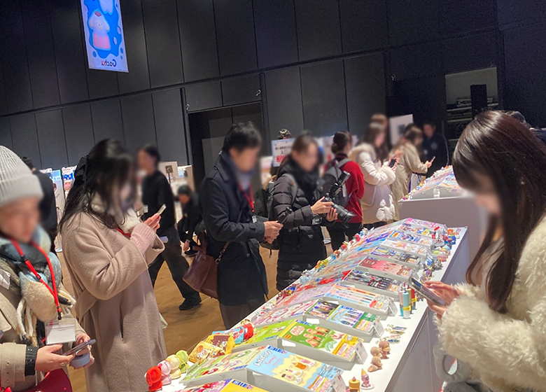 Visitors enjoying the exhibition