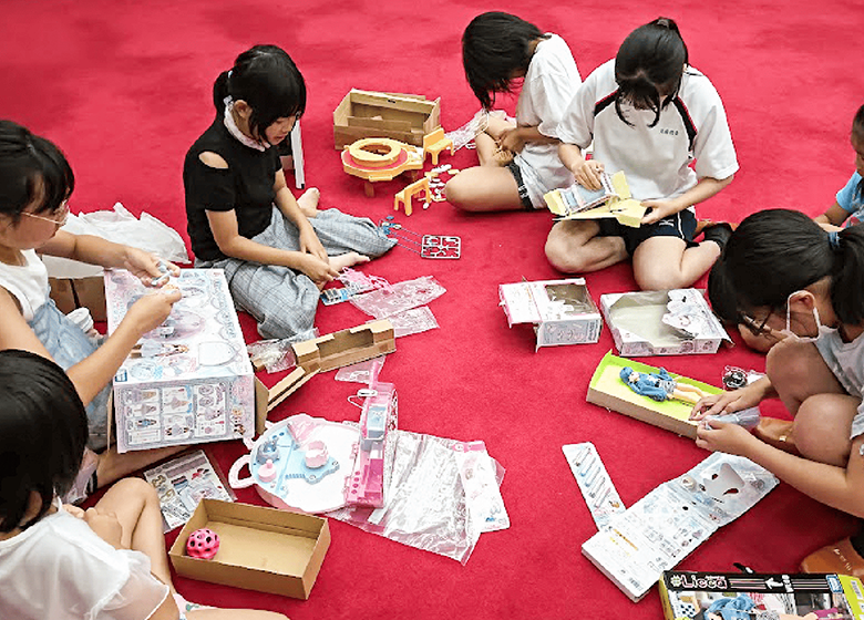 Creating safe places for children to spend their time through toy donations