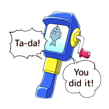 ta-da! You did it!