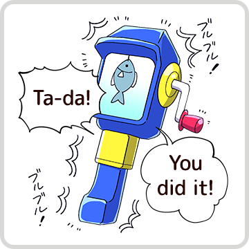 Ta-da! You did it!