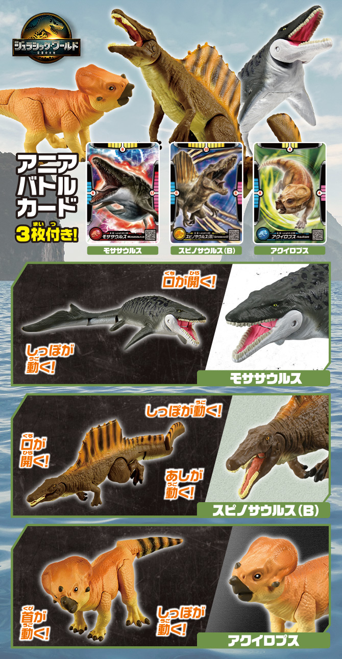 アニア　ジュラシック・ワールド　海のモササウルス　ＤＸセット