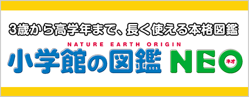 3歳から高学年まで、長く使える本格図鑑 小学館の図鑑 NEO