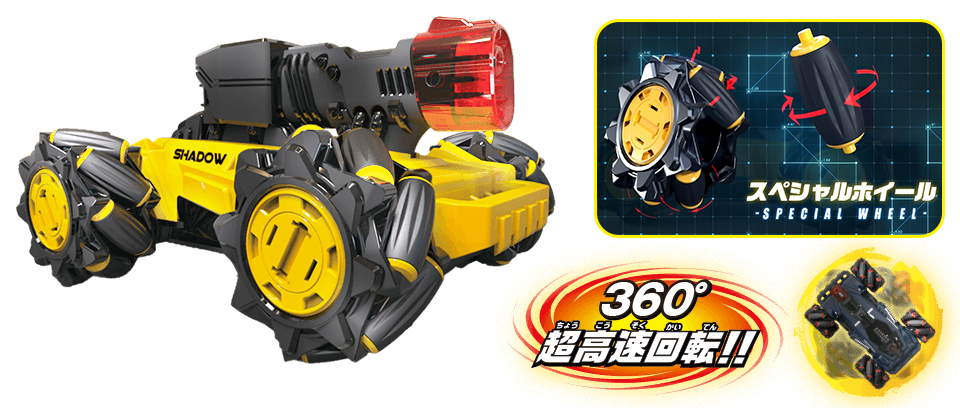 360°超高速回転！！