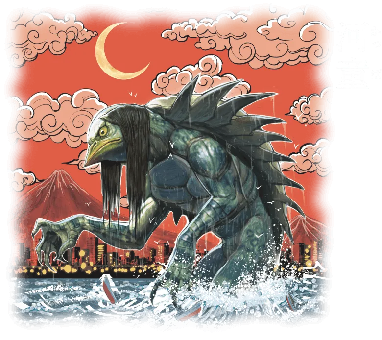 ホロビートカードゲームに登場する妖怪「河童」