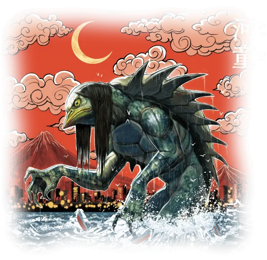 ホロビートカードゲームに登場する妖怪「河童」