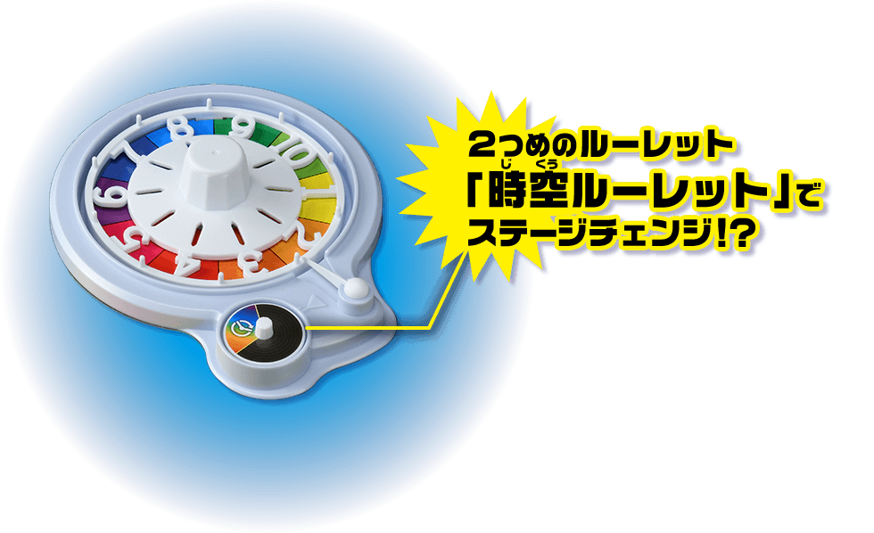 2つめのルーレット「時空ルーレット」でステージチェンジ！？