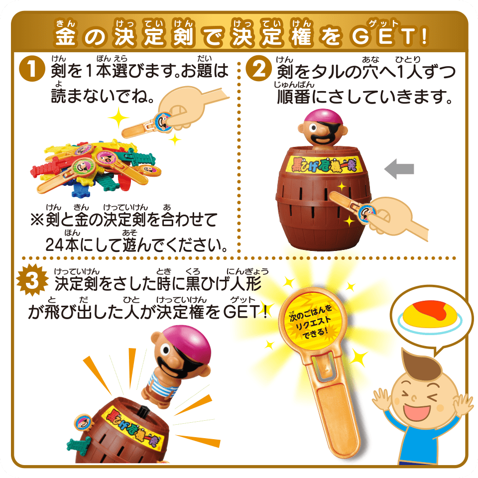 金の決定剣で決定権をGET！