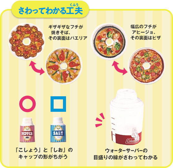 リカちゃん　もくもくジュージュー にぎやかバーベキュー さわってわかる工夫