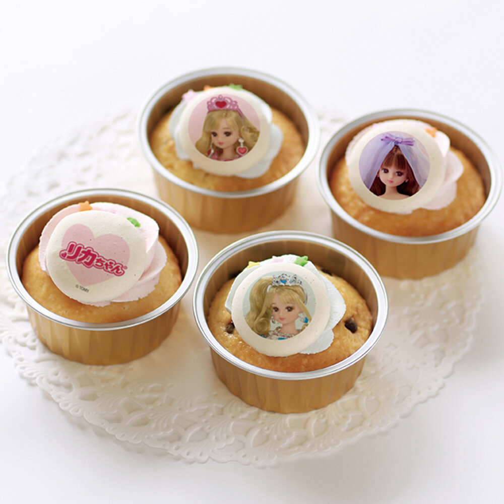 リカちゃん<br>カップケーキ４個セット