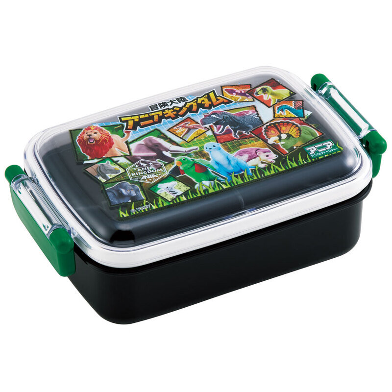 アニアキングダム　抗菌 食洗器対応ふわっとフタタイトランチボックス角型