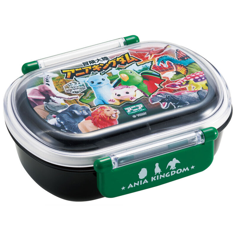 アニアキングダム　抗菌 食洗器対応ふわっとフタタイトランチボックス