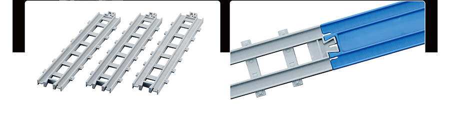 リアル直線レール｜リアル直線レールは「R-01 直線レール」（別売）とも繋げられます。
