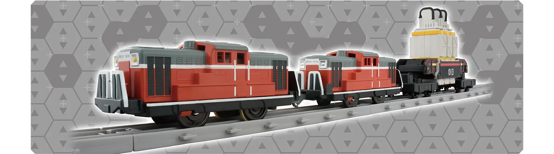 『ヱヴァンゲリヲン新劇場版：序 ネルフ専用鉄道下二子山支線「ヤシマ作戦」DD51形&シキ880形（B2梁）大物車』の写真