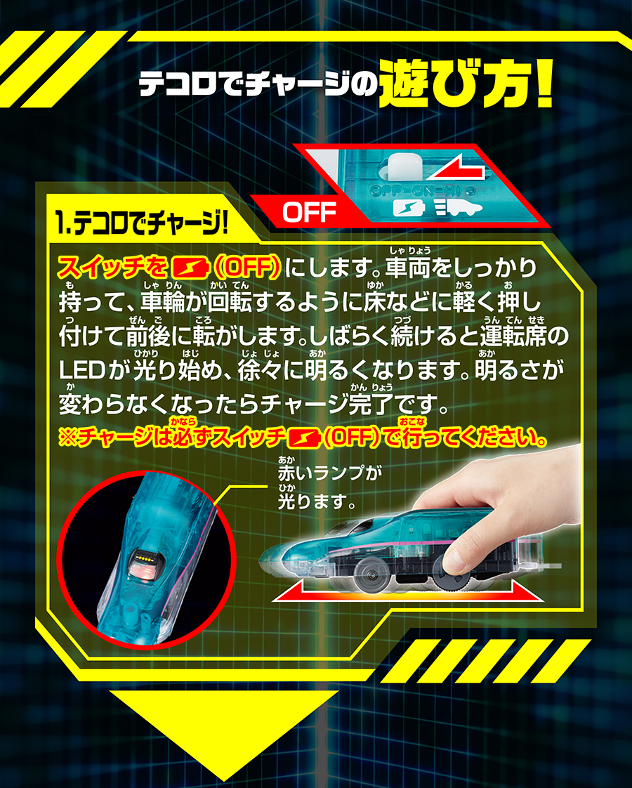 テコロでチャージの遊び方