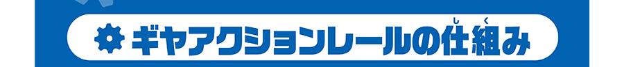ギヤアクションレールの仕組み