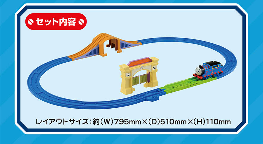 セット内容｜レイアウトサイズ：約(W)795mm×(D)510mm×(H)110mm