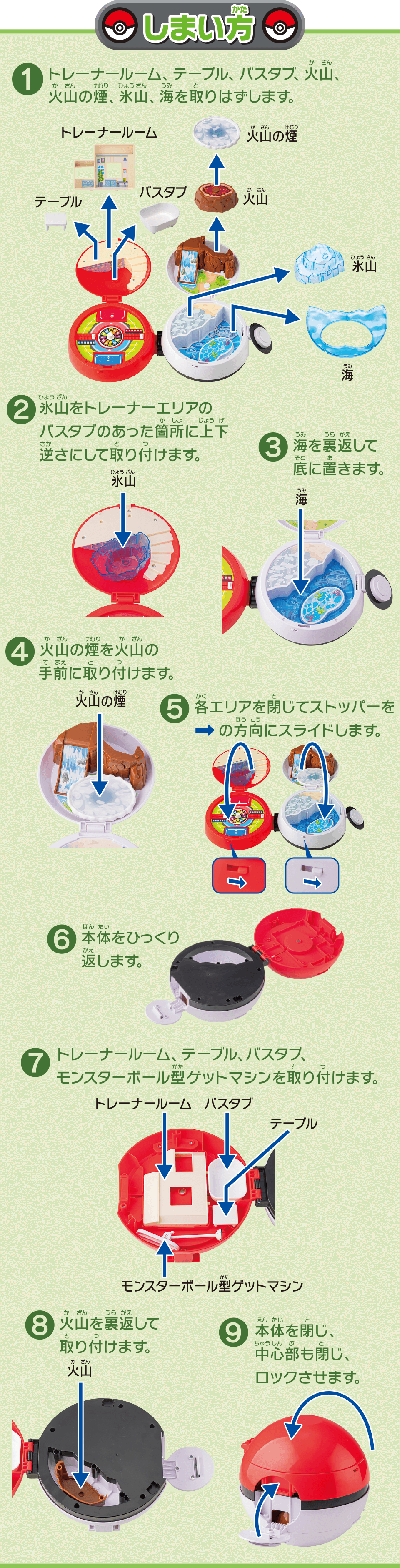 しまい方