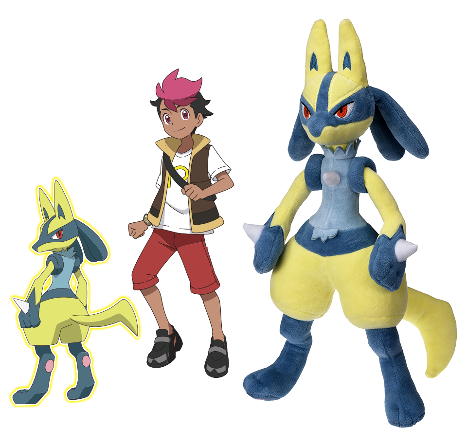 ポケモンぬいぐるみ 黄色いルカリオ