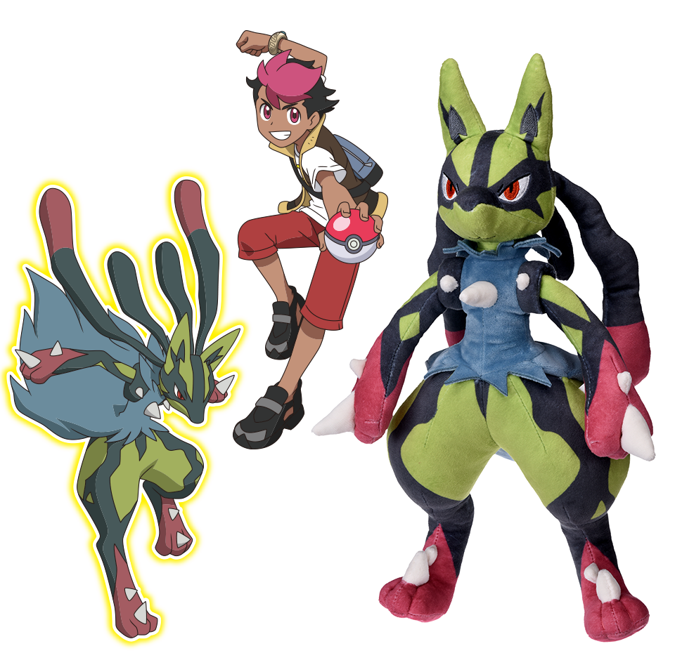 ポケモンぬいぐるみ 黄色いメガルカリオ
