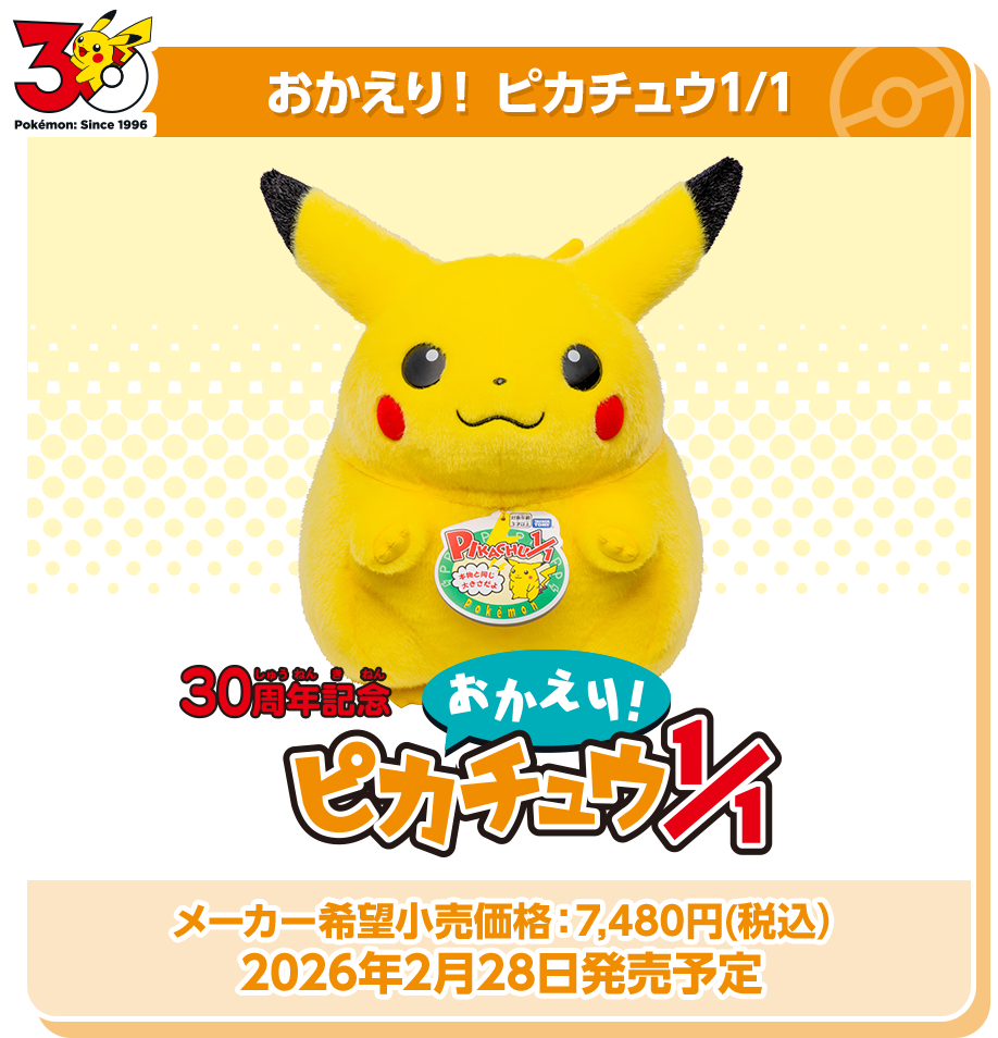 おかえりピカチュウ1/1