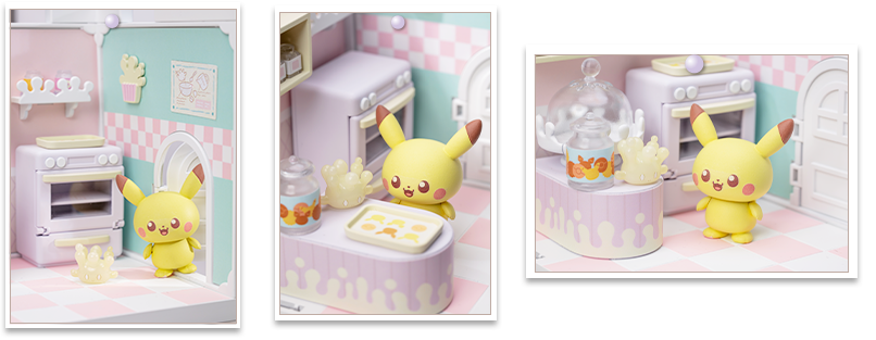 ポケモン ポケピースハウス キッチン（マホミル＆ピカチュウ） 商品イメージ画像
