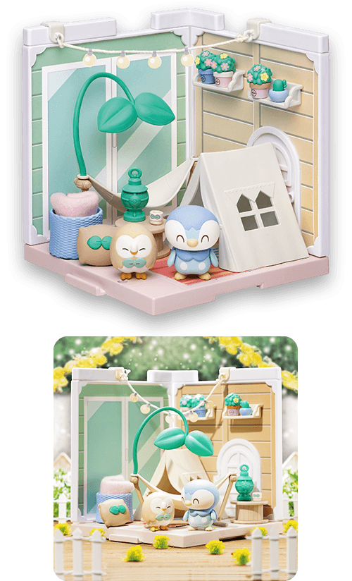 ポケモン ポケピースハウス ベランピングテラス（モクロー＆ポッチャマ） 商品画像