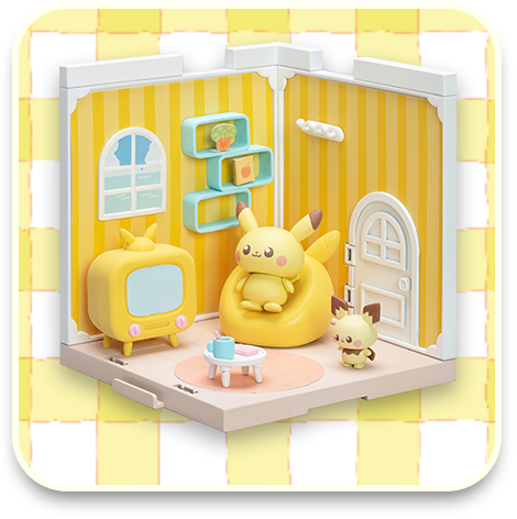 ポケピースハウスリビング（ピカチュウ＆ピチュー）