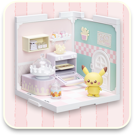 ポケピースハウスキッチン（マホミル＆ピカチュウ）