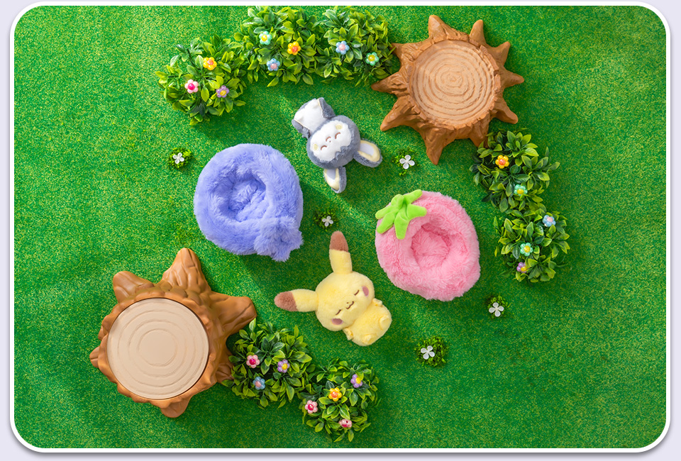 ポケピース すやすやフルーツぬいぐるみ