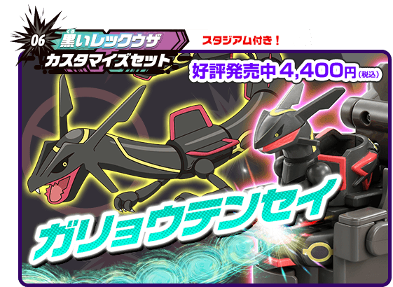 06 黒いレックウザカスタマイズセット