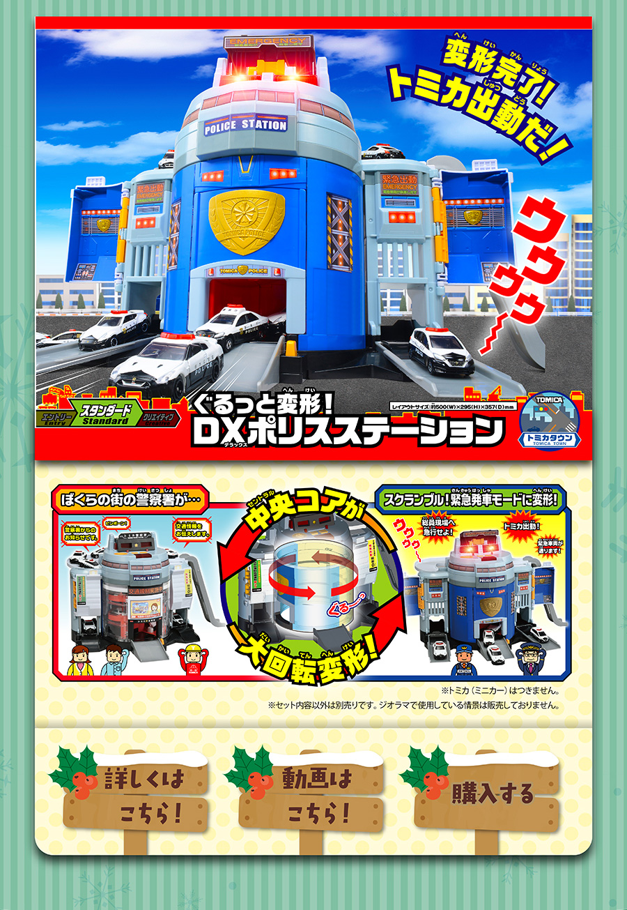 ぐるっと変形！DXポリスステーション