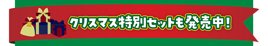 クリスマス特別セットも発売中！