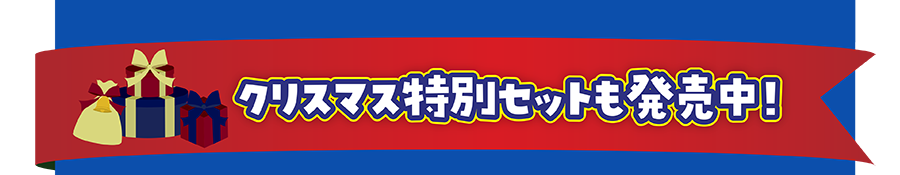 クリスマス特別セットも発売中！