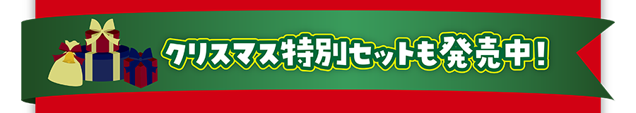 クリスマス特別セットも発売中！