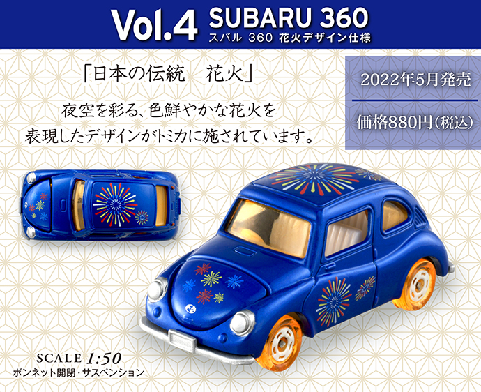 Vol.4 スバル 360 花火デザイン仕様