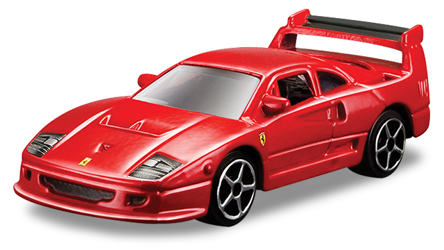 トミカプレゼンツ ブラーゴ レース＆プレイシリーズ 3インチ
F40 コンペティゼィオーネ（赤）