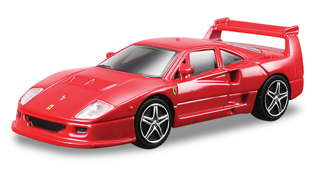 トミカプレゼンツ ブラーゴ レース＆プレイシリーズ 1:43
F40 コンペティゼィオーネ（赤）