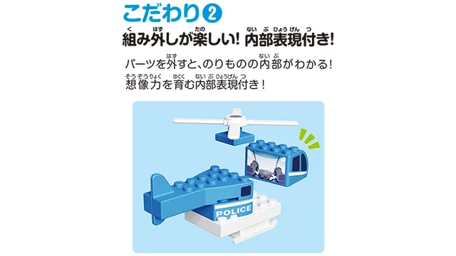 トミカ・プラレールブロック パトロールセット