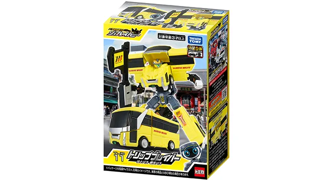 トミカ ジョブレイバー ＴＪＢ１１ トリップブレイバー はとバス 観光バス
