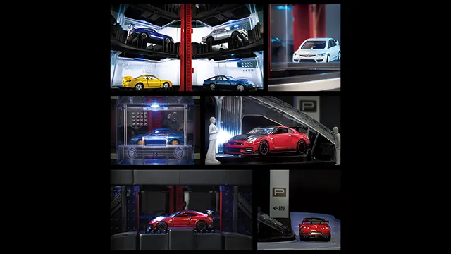 Automated tomica PARKING with showroom