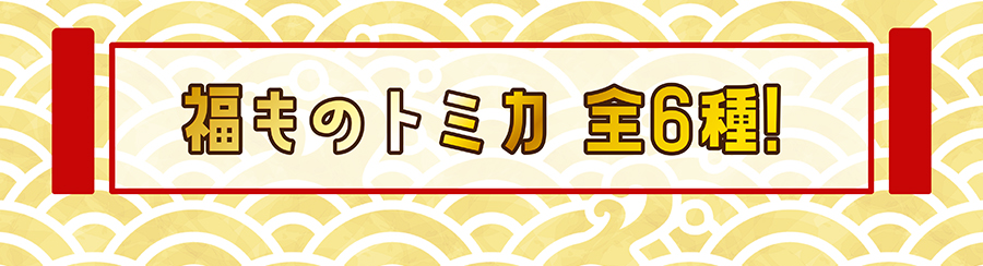 福ものトミカ全6種！