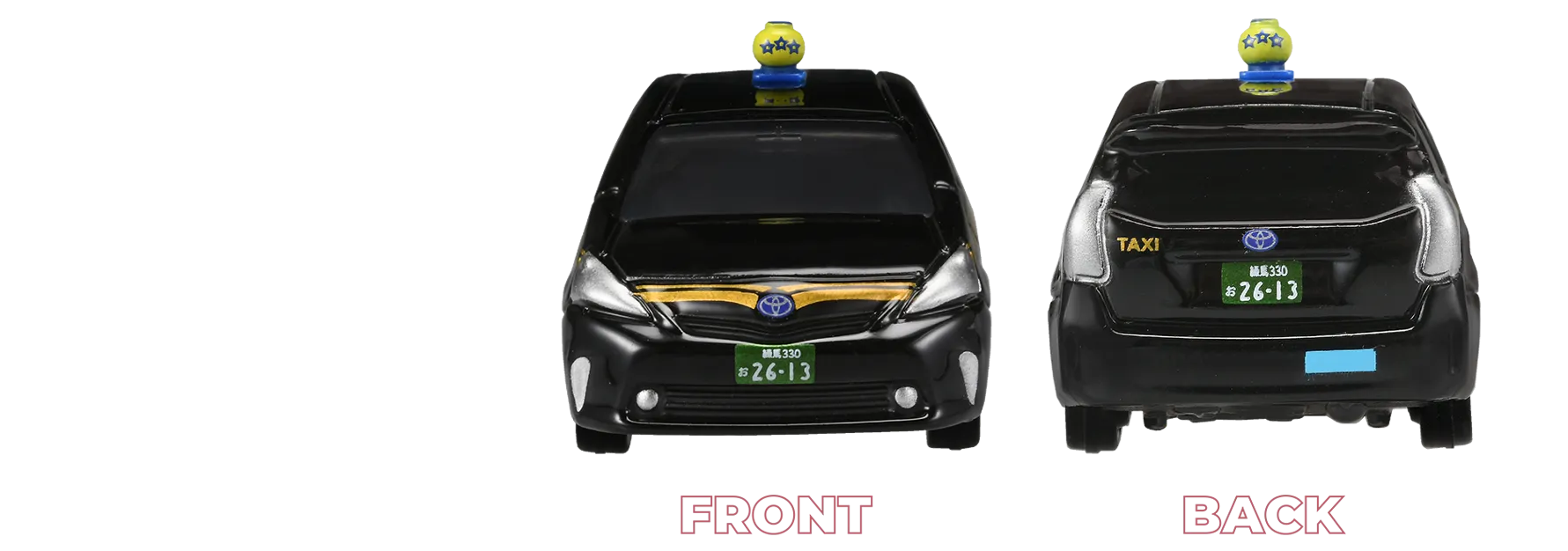 TOKYOタクシー トヨタ プリウスαの写真（フロント・リア）