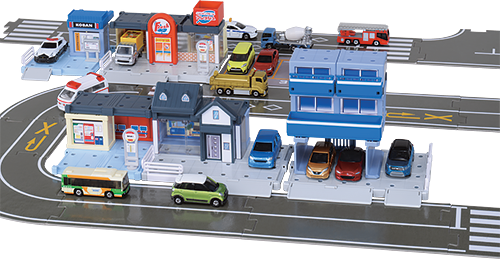 トミカタウンビルドシティ　街をつくろう！アイデアいっぱいタウンセット