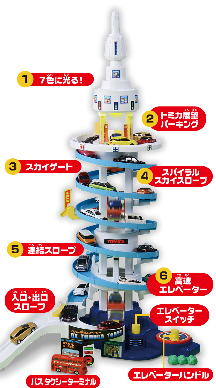 入口・出口スロープ、バス タクシーターミナル、エレベータースイッチ、エレベーターハンドル