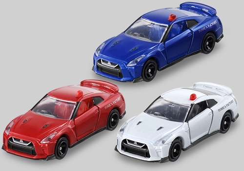 日産 GT-R 覆面パトロールカー仕様(青、赤、白)
