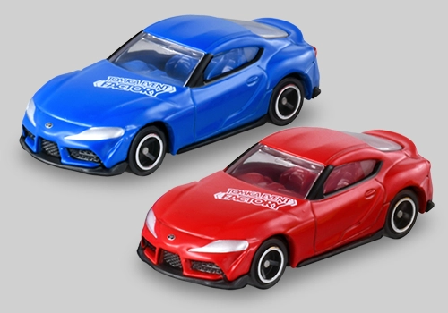 Toyota GR Supra (blue, red)