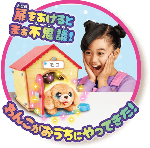 扉をあけるとまぁ不思議！わんこがおうちにやってきた！