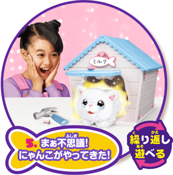 まぁ不思議！にゃんこがやってきた！